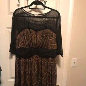 Kiyonna Size 3 Black Lace Dress-NWOT